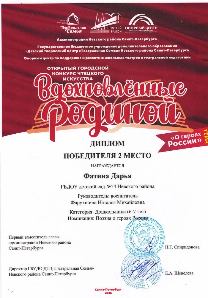 ВдРод Фатина